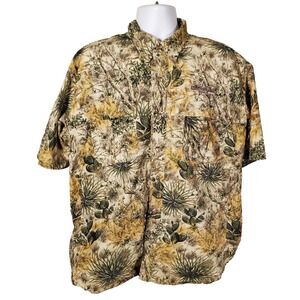 Dallas‎ Cowboys Outdoors Men's XL Button Down Short Sleeve Camp Shirt